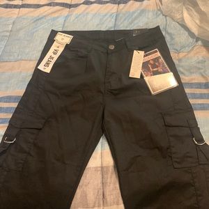 V.I.P. Jeans. NWT black jogger style cargo pants